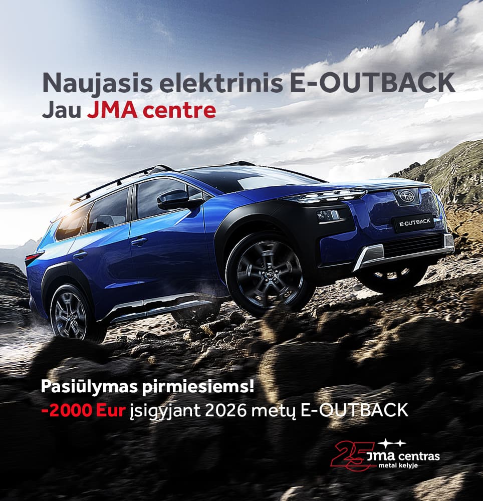 JMA centre prasidėjo naujojo SUBARU E-OUTBACK pardavimai